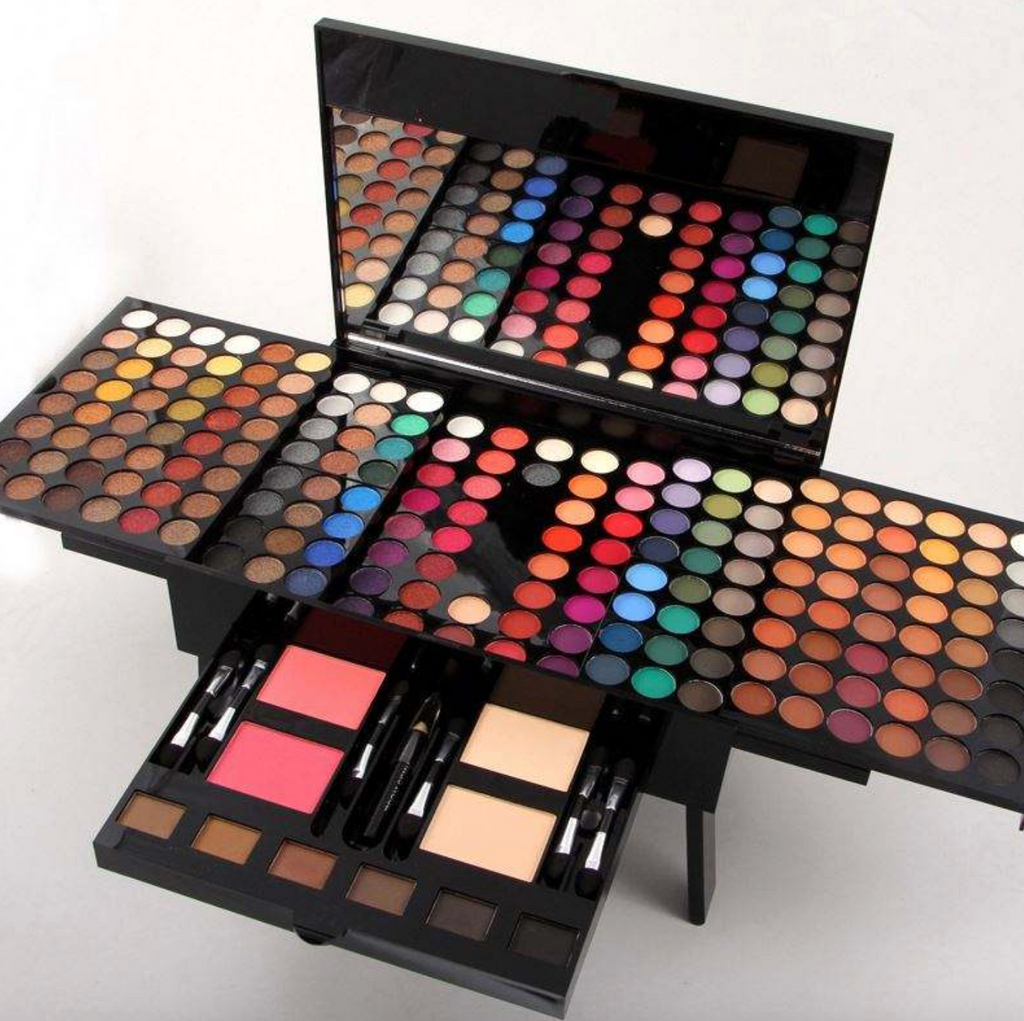 Professional 194-Color Eyeshadow Palette – Matte & Glitter Makeup Set