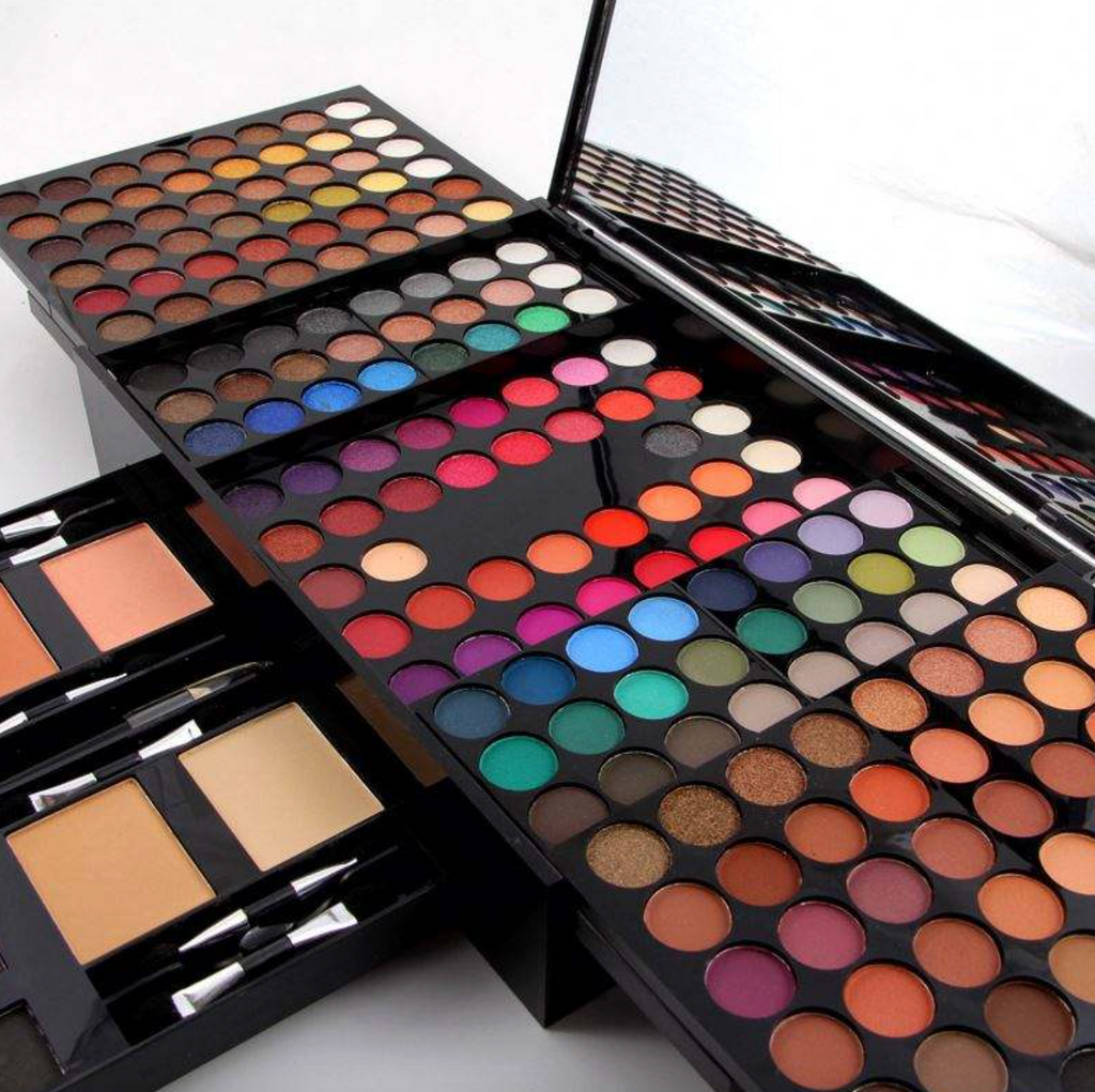 Professional 194-Color Eyeshadow Palette – Matte & Glitter Makeup Set