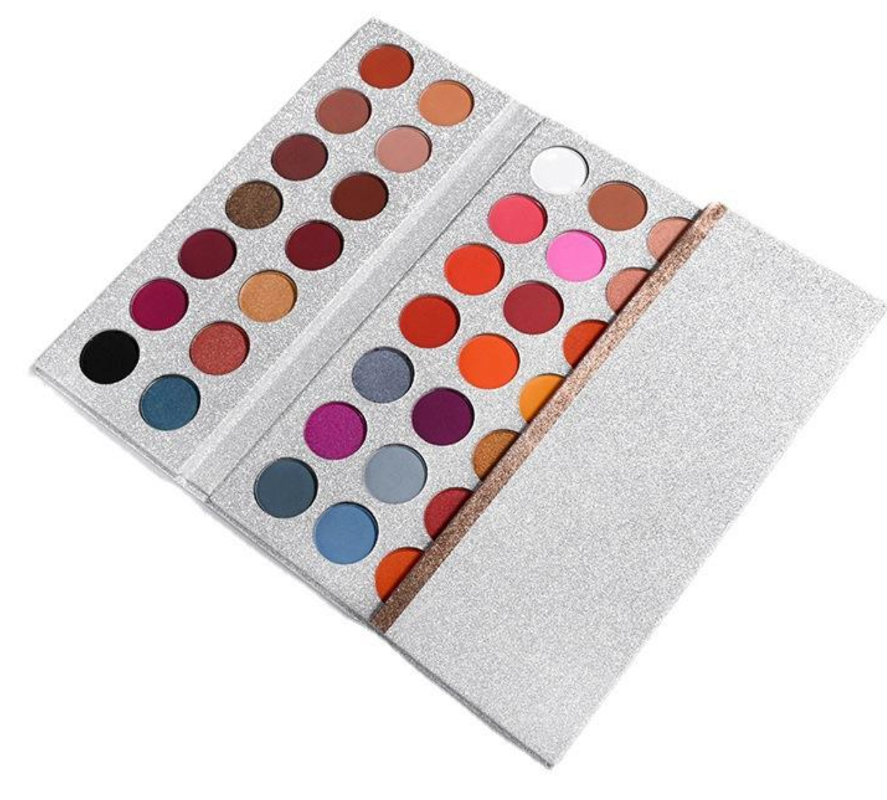 63-Color Rainbow Eyeshadow Palette – Highly Pigmented Matte & Glitter Makeup
