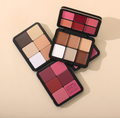 12-Color Vegan Cream Makeup Palette – Blush, Concealer & Contour