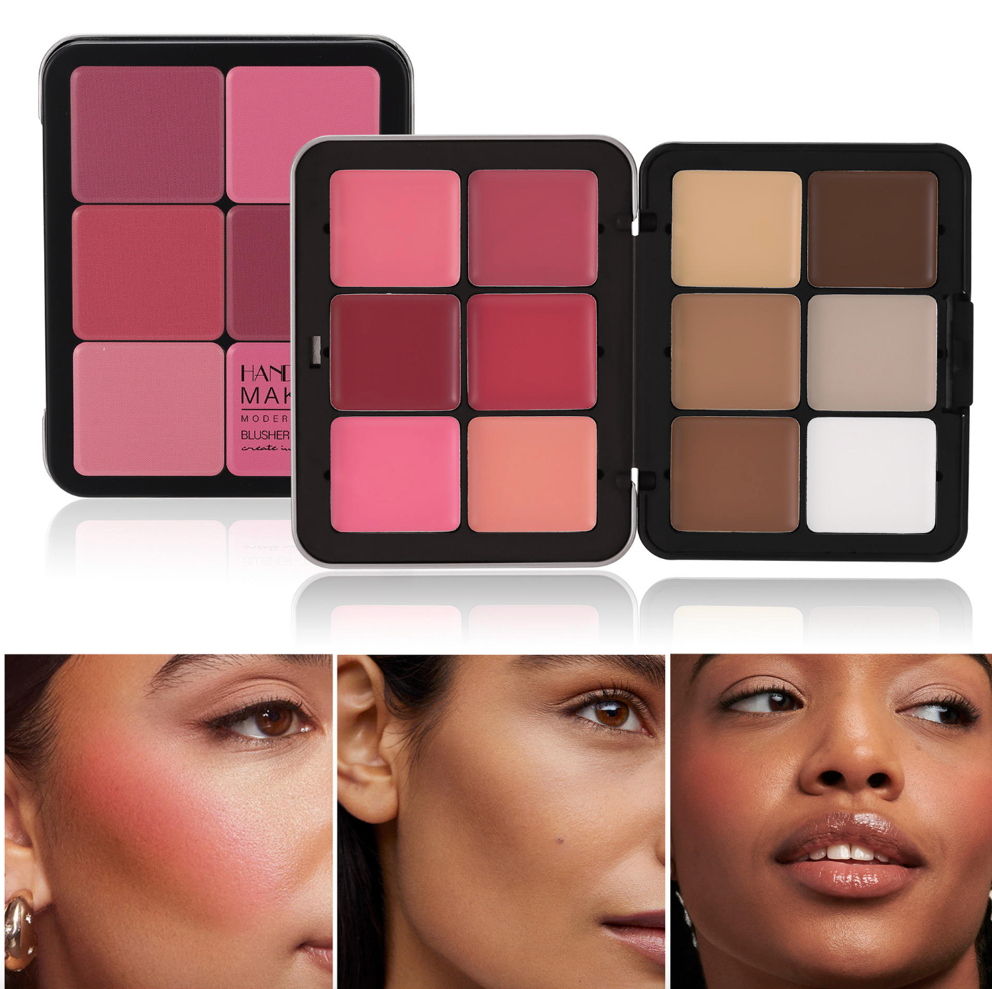 12-Color Vegan Cream Makeup Palette – Blush, Concealer & Contour