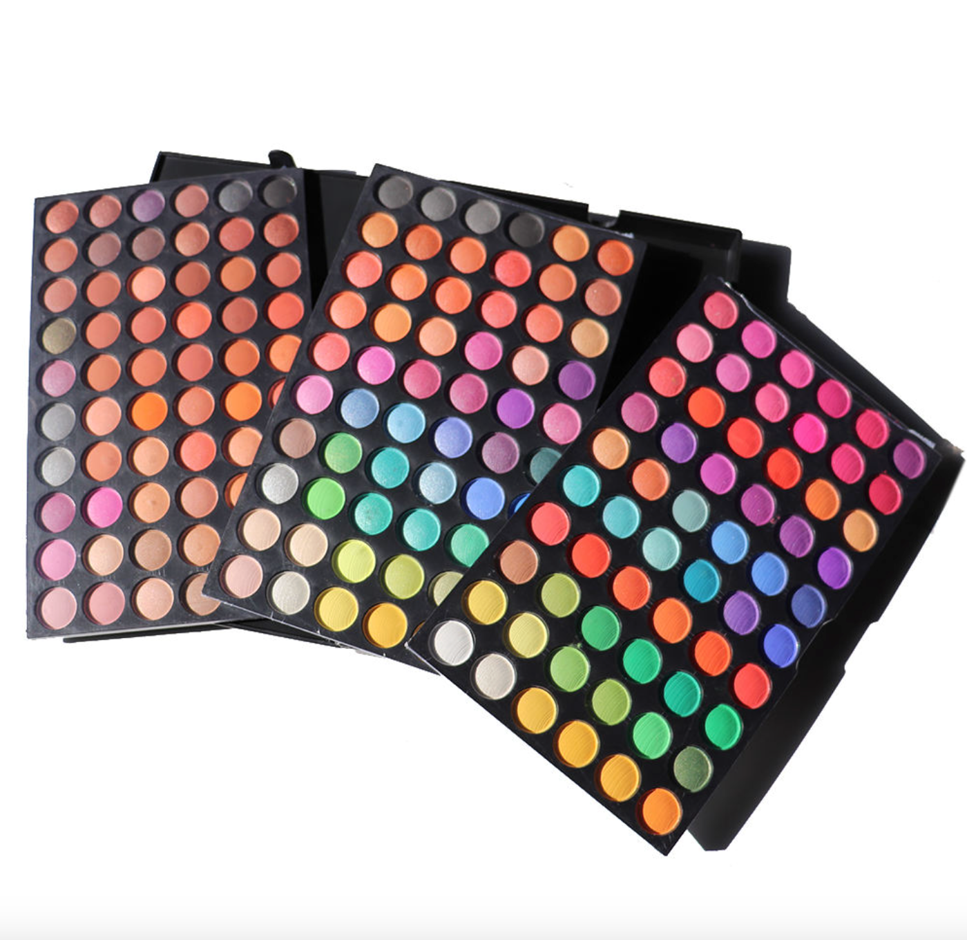 180-Color Makeup Palette – Matte & Shimmer Eyeshadow with Eyebrow Powder